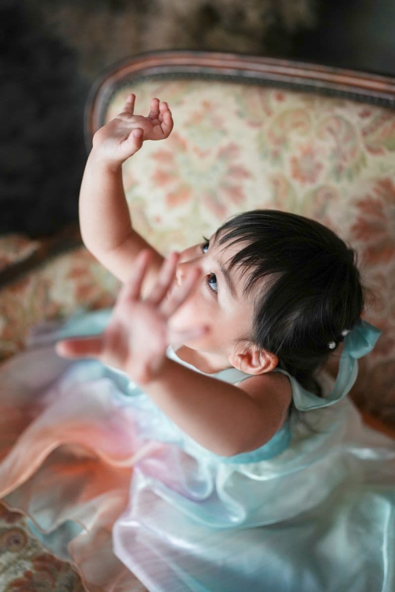 オーロラドレス女の子