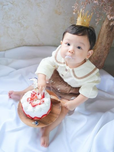 王子のような赤ちゃん