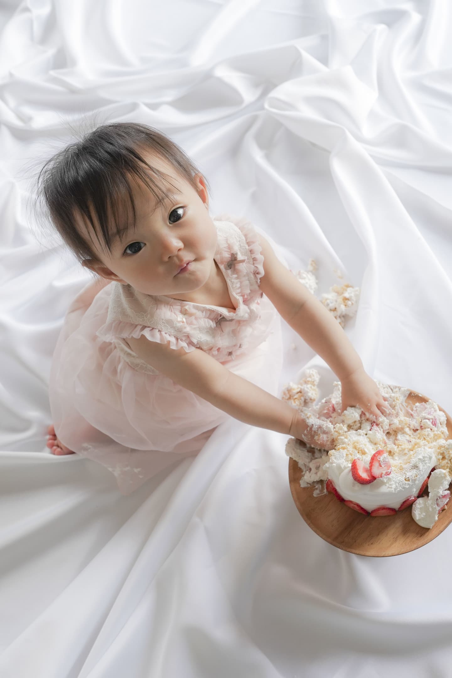 不思議そうな顔