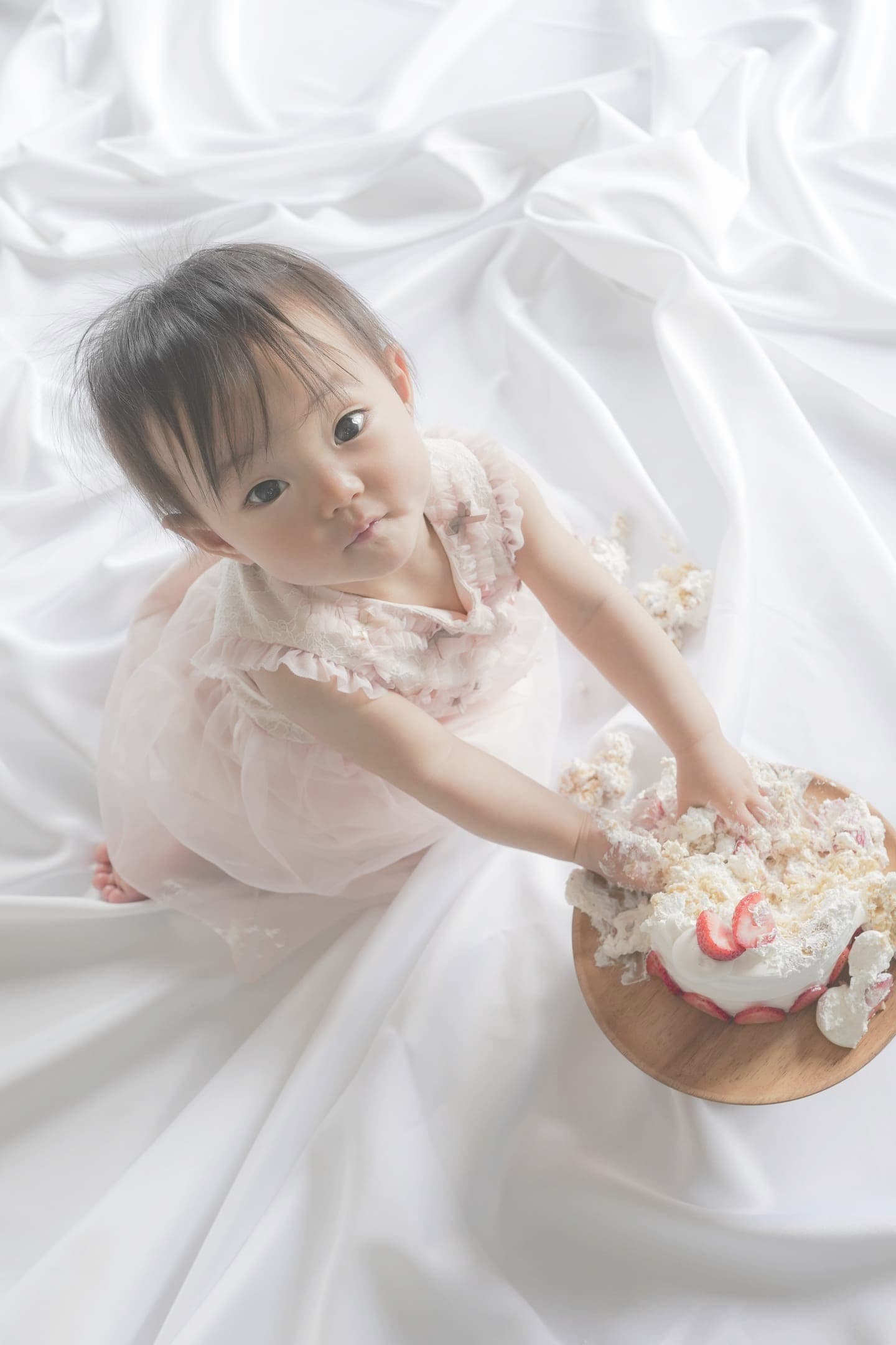 不思議そうな顔