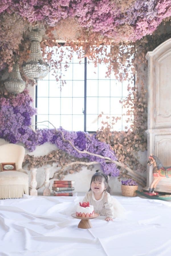 アンティークとケーキ